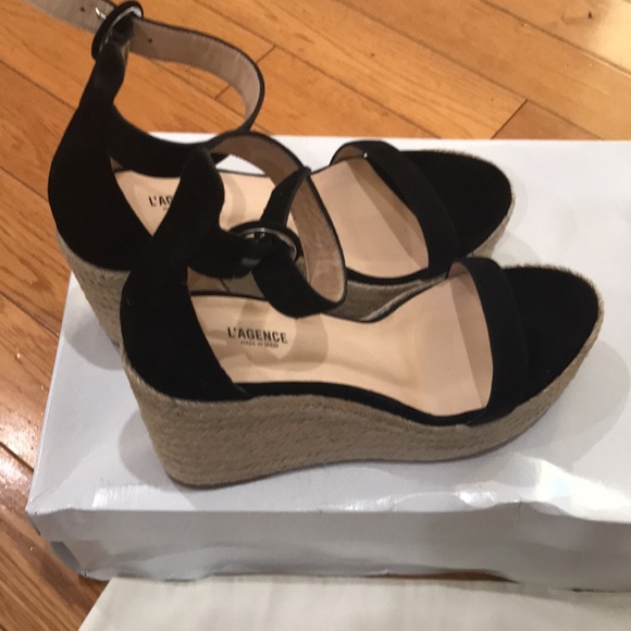 L'AGENCE Elysee Wedge in Black, Size: EU 39.5 - Picture 11 of 13